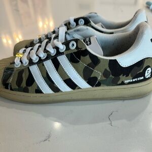 Adidas super ape star camouflage